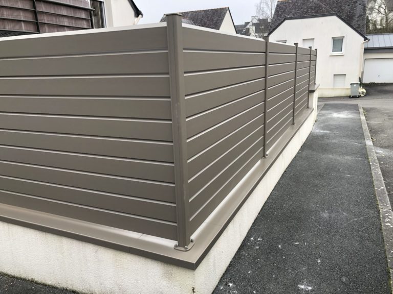 Cloture LITENN sur couvertine Quimper - Clôtures - Quimper Brest