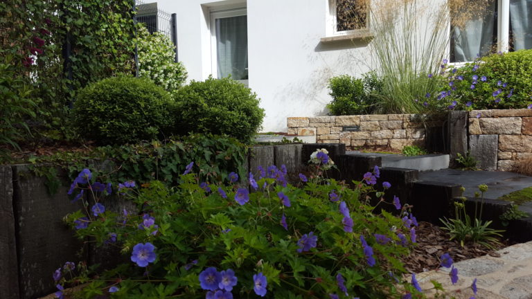 Muret pierre seche Rosporden - Maçonnerie - Quimper Brest