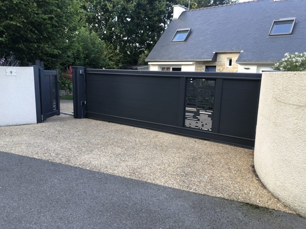 Portail ACHANG Fouesnant - Portails & portillons - Quimper Brest